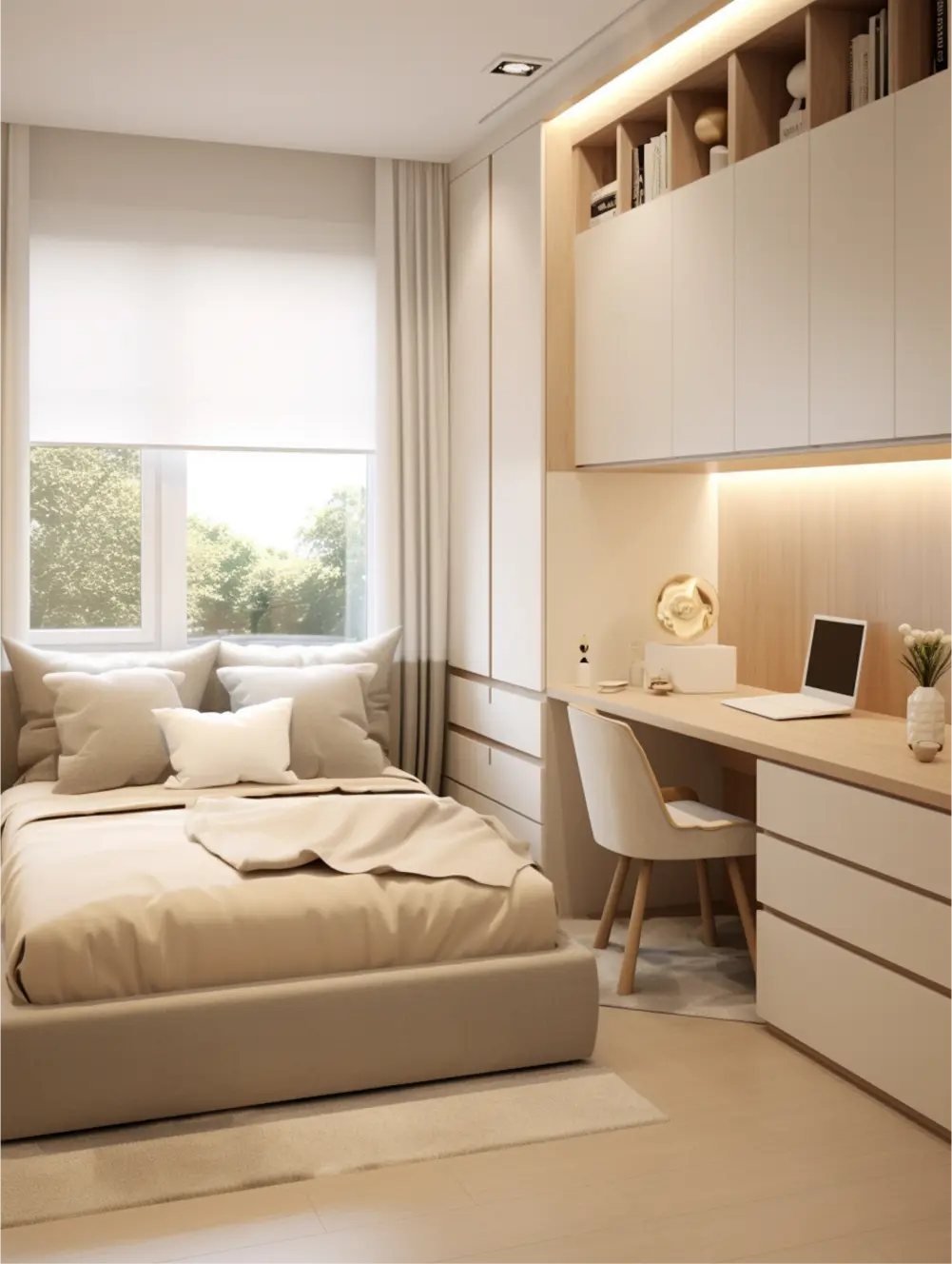 modern bedroom remodel texas